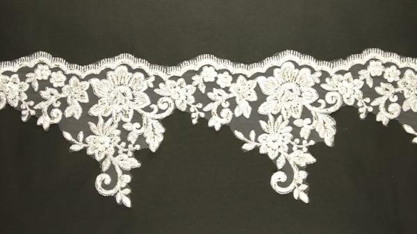 A Sample of our Bridal Beaded Laces