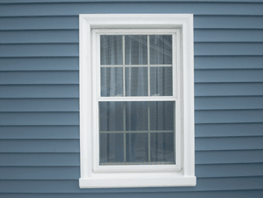 Clapboard on a house in West Hartford, CT