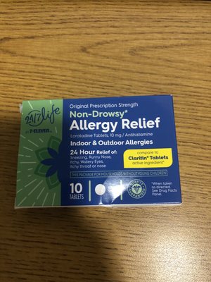 Non-drowsy allergy medicine