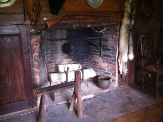 Original 1722 fireplace