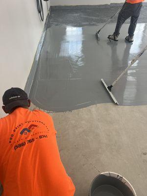 Epoxy garage floors