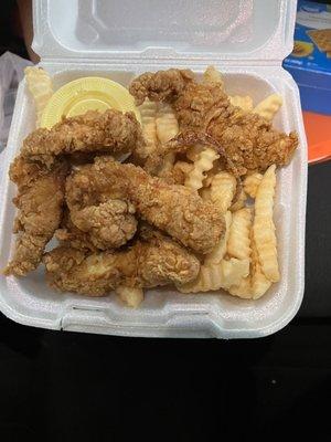 Chicken tender meal