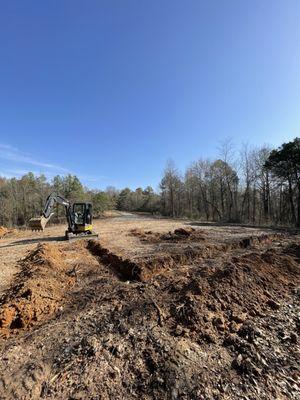 Digging footings today