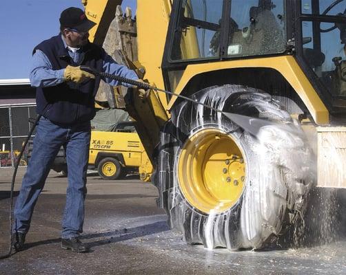 Karcher Commercial Pressure Washer gets it done!