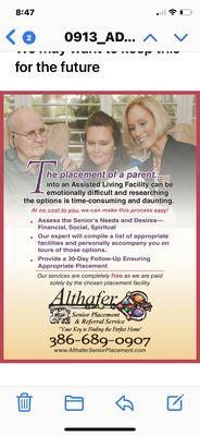 Althafer Senior Placement Services