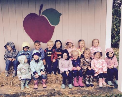 Apple picking field trip, Emmanuel Day School.