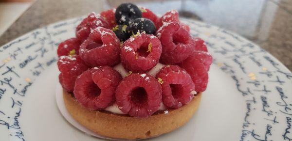 Raspberry tarte