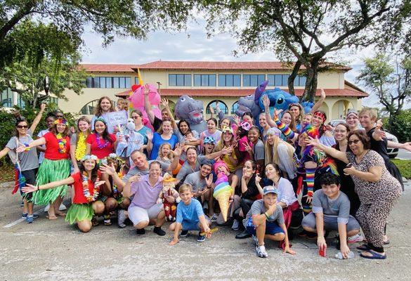 Team at Progressive Pediatric Therapy celebrating Trunk and Treat