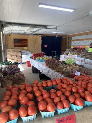 Delicious fresh veggies and fruits