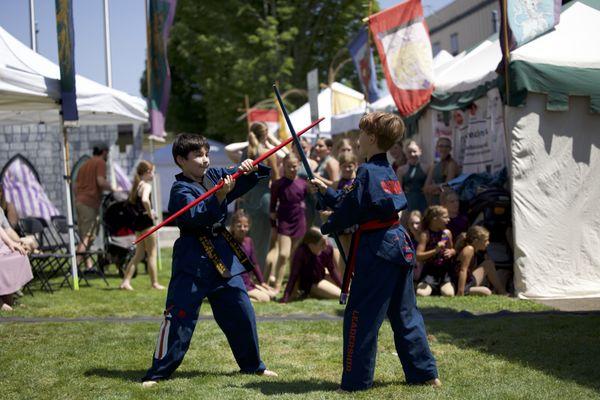 Photo Taken By Damian Alcolea. 
 Sherwood Robin Hood Festival