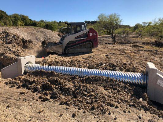 culvert installation