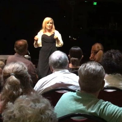 Large group reading Colonial theatre Pittsfield Ma