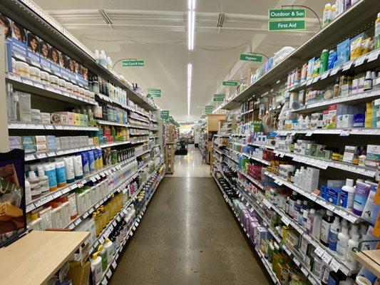 Wellness aisle