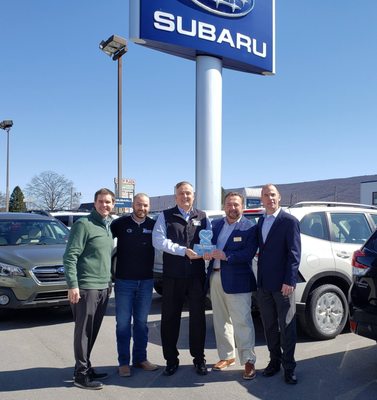 2019 Subaru Love Promise Award for Customer Commitment