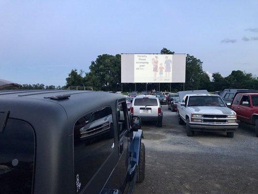 Old school awesomeness! Long live the drive-in movie theater!