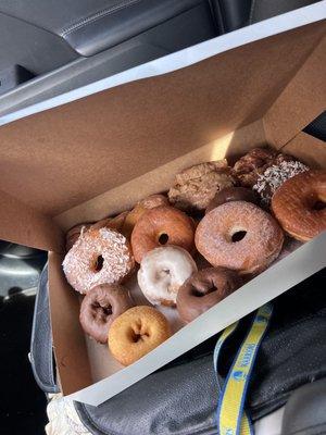 Assortment of donuts