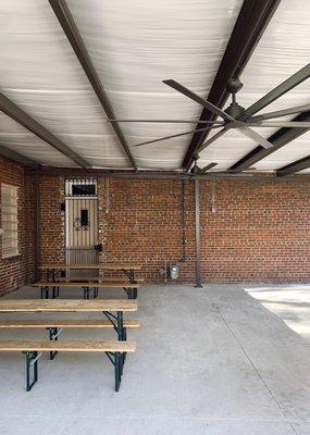 Craft & Draft on Devine St. in Columbia, SC | back patio project