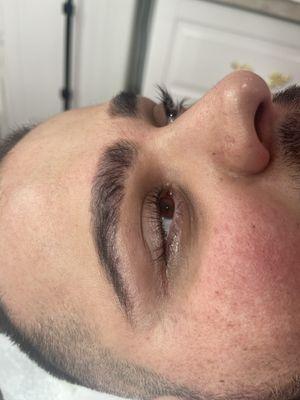 Brow tint, lash tint, lash lift