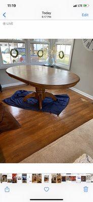 Dining room table