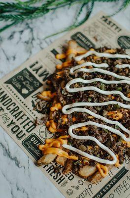 Philly Cheesesteak Loaded Fries