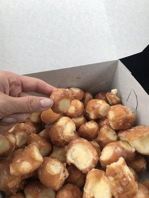 I bought 6 dozens donuts hole is come out tiny donuts ..lots of shitty woman's work there no Commonsense.