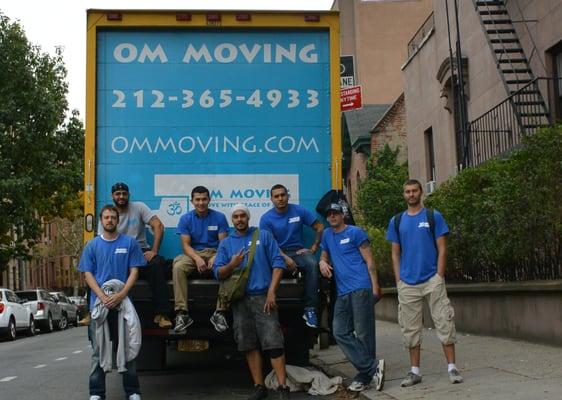 Om moving team after loading, truck is heading to Nashville, TN