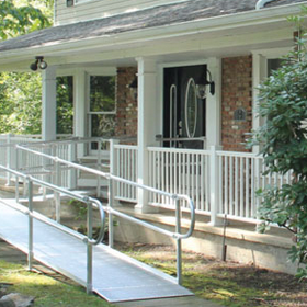 We install all different types of Wheelchair ramps such as: wooden wheelchair ramps, aluminum and steel.