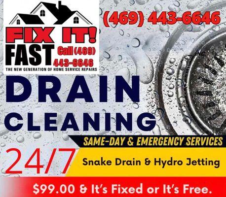 Fix-ItFast Home Solutions www.Fix-ItFast.com 24hr Handyman Services. We Serve The Entire DFW Metroplex. If we can't fix it, it's FREE