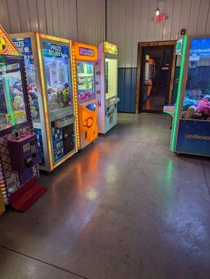 Mini arcade...claw machines