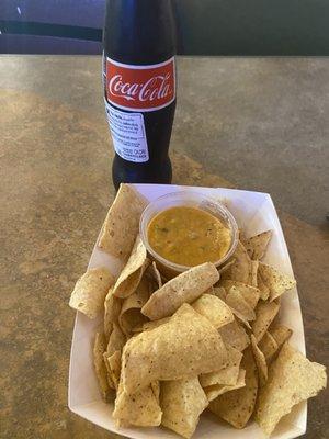 Chips and queso