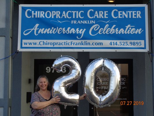 Celebrating 20 years serving  our wonderful patients from Franklin and surrounding communities