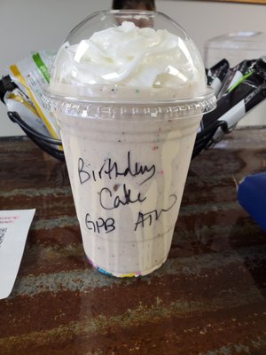 Birthday Cake shake