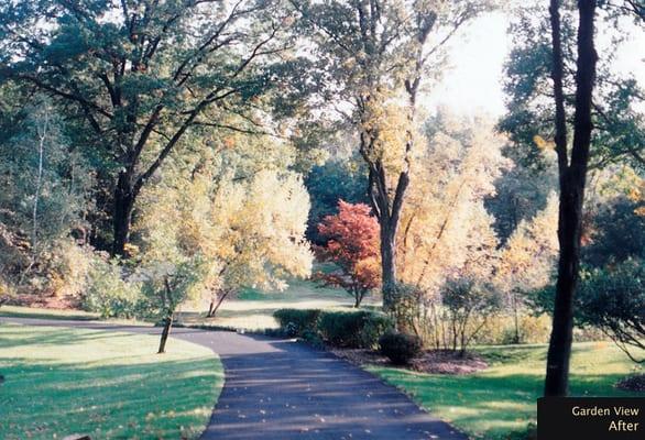 2 AFTER Image - MVR Lower NYS Scenic Landscape Restoration of Bakwin Site Exit. Creates views into Orchard.