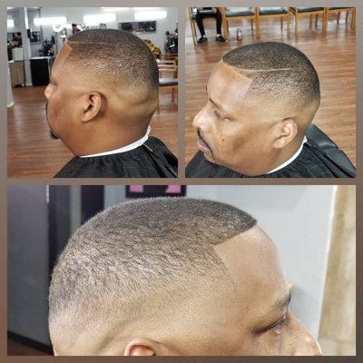 Clean mid-fade with the sharp line up