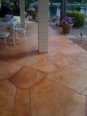 Simulated Flagstone