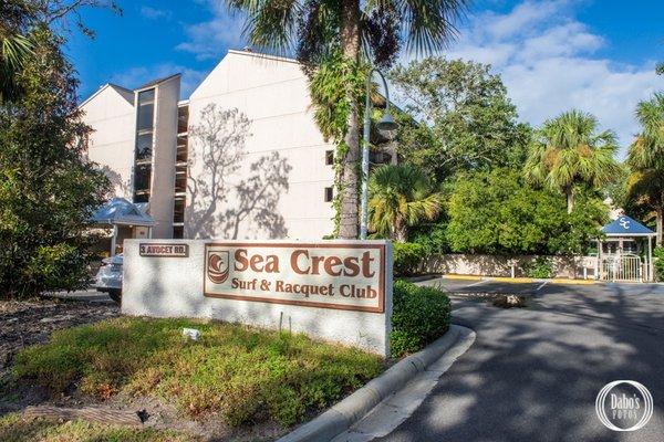 Sea Crest sign and main building