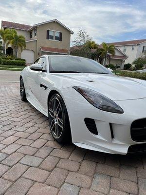 Jaguar F-Type full ceramic finish