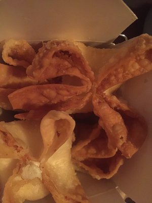 Fantastic crab Rangoon!