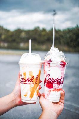 Reese's Peanut Butter Shake and Strawberry Shortcake Sundae Dasher