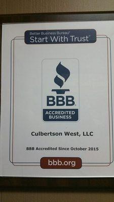 BBB RECOGNIZED