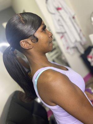 Frontal Barbie Ponytail