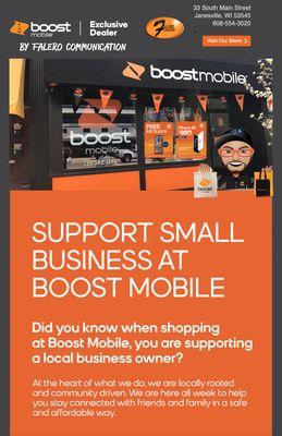 Support small business