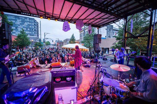 Fauna Shade on the Salmon Town Stage at Fisherman's Village Music Festival 2016