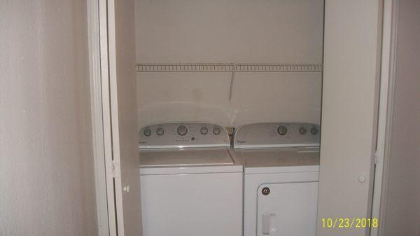 Every apartment includes a washer and dryer at no additional cost.