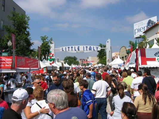 Snap shot from the Little Italy FESTA!; the largest Italian festival On the West coast!