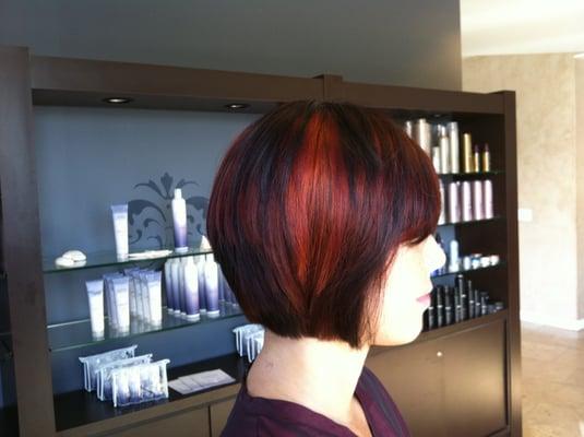 precision cut and color by Jerry M