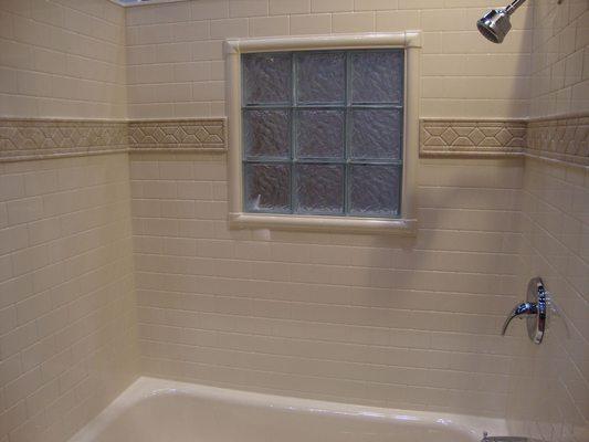 Bathroom Glass Block Windows