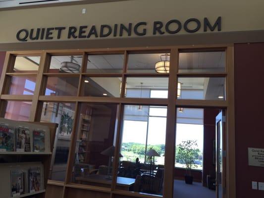 Quiet reading room