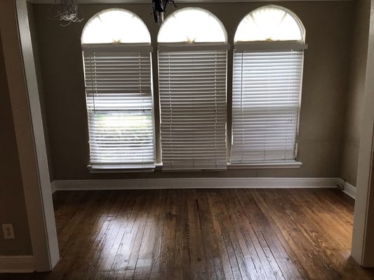 Hardwood floor clean shine and protected