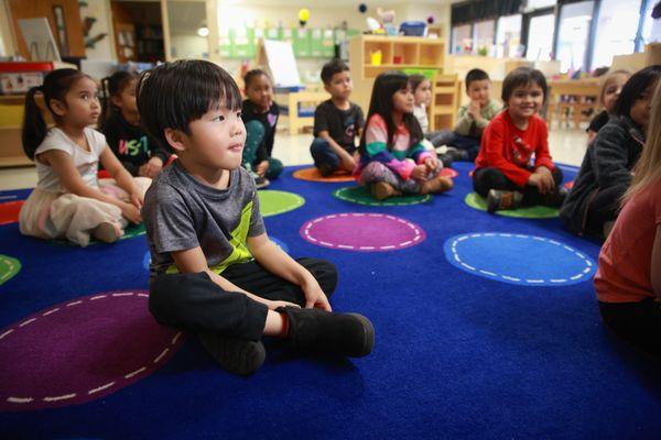 Hendrix Elementary School Students Enjoying Class